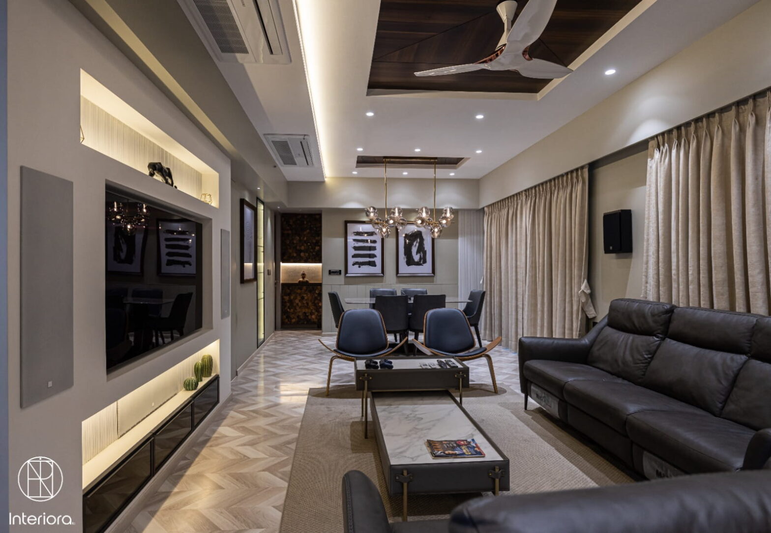 Living Room in a Mumbai Apartment